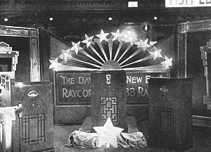 Harrington's stand at the 1933 Radio Exhibition